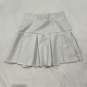 Lioness White Skater Mini Skirt